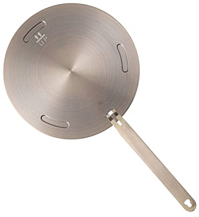 Adaptateur Induction Plaque Diffuseur de Chaleur en Acier Inoxydable | Design Suspendu, Rangement Peu Encombrant, Surface Lisse, Usage Mural, Facile à Utiliser, Ne Se Déforme Pas