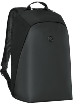 WENGER UrbanOne Light Backpack, Laptop-Rucksack, Notebook bis 14 Zoll, 15 l, Leicht, Damen/Herren, Büro, Business, Uni, Schwarz, 653891