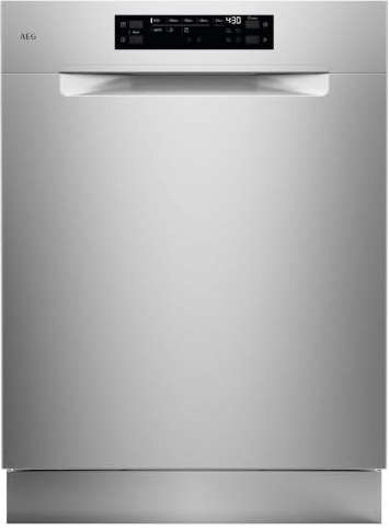 AEG 6000 Geschirrspüler Unterbau 60 cm, SatelliteClean Sprüharm, GU620C2SCM | Spülmaschine mit 3x besserer Sprühabdeckung, viel Platz, höhenverstellbarer QuickLift Oberkorb, 44 dB, Besteckschublade