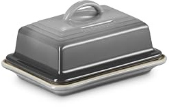 Le Creuset Stoneware Butter Dish, 900 g, 17 x 12.5 x 9 cm, Flint, 70837174440000