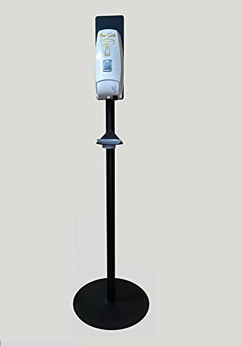 Dispensador automático para Agua Bendita con Soporte de pie. Diseño 2 Logo Color Dorado