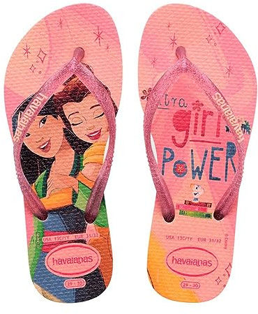 Havaianas Kids Slim Princess, Sandali Bambine e Ragazze, Ballet Rose, 4.5/5 UK Child