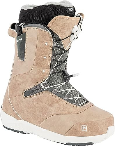 Nitro Damen Crown TLS Leichter Snowboardboot mit Schnellschnürsystem Allround Freestyle Freeride Softboot, Terracotta, MP 25.0 // EU 38 2/3 // US WMN 7,5