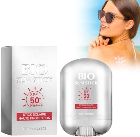 Sonnenschutzstift Für Das Gesicht, Sonnenschutzstift Spf 50+ Pa+++ Sonnenschutz Stift Lsf 50+ Gesicht Bio Sun Stick Für Gesicht Und Körper, Feuchtigkeitsstift Für Sonnenschutz, Nicht Klebrig