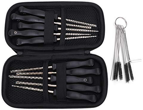 Kit de tournevis de réglage de carburateur en acier inoxydable pour Weedeater Echo avec clé hexagonale et sac à outils