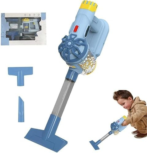 Kids Hoover Toy, Kids Cordless Vacuum Toy - Pretend Play Electric Vacuum Cleaner Toy with Flat Nozzle,Childrens Play House Toys, Baby Sweepers For Boys And Girls, ChildrenS Role- Playing Toys (A)
