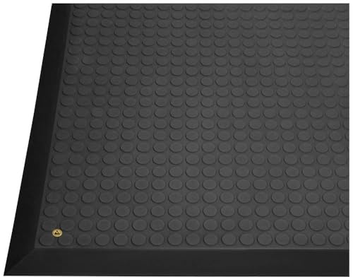 BJZ A-64942 Tapis ESD Anti-Fatigue Noir (L x l x H) 960 x 660 x 12 mm