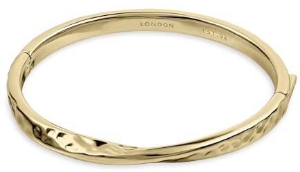 RADLEY 18ct Gold Plated Hammer Effect Bangle