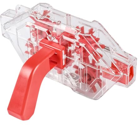 ibasenice Fahrradkettenreiniger Und Motorradkettenwaschanlage Abs Material Transparente Kettenreinigungsbox Für Fahrrad Und Motorrad Kettenpflege Werkzeug Outdoor