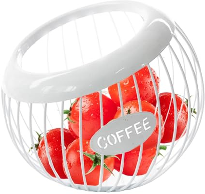 Cestino per cialde da caffè, 20 x 20 x 15 cm, grande organizer in ferro, grande contenitore, porta rotonde, , per cucina, bar, scrivania, rosso