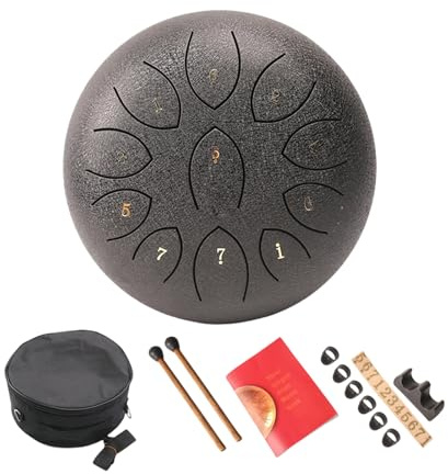 Ätherisches Trommel Percussion Instrument 11 Töne Stahlzunge Für Erwachsene Anfänger Kinder Handpans Mit Trommelstock. Ätherisches Trommel Percussion Instrument Mit Trommelstock Für Meditationen