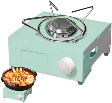 Estufa Portátil - Pequeña Estufa de Gas Portátil de Uso en Exterior | Hornillo de Picnic para Exteriores,para Camping Cocina Patio Mostrador Playa Picnic