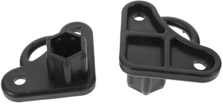 Hohopeti Lot de 2 Supports de Pieds de Parasol Extérieur Hexagonaux pour Auvent et Tente Accessoires de Rechange pour Parasol de Terrasse Plage Fixation Stable Résistante Vent