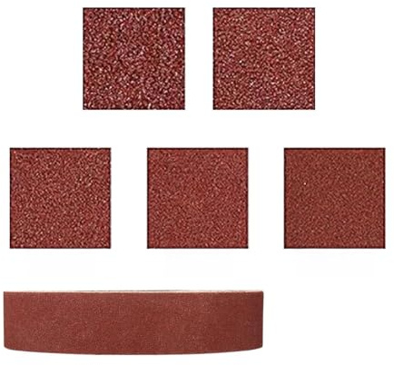 Cinta Lijadora Juego de 10 bandas lijado 330 x 30 mm, accesorios for lijadora abrasiva for metal, madera, muebles, neumática compatible(ALL(each 2pcs))