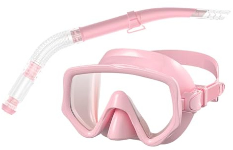 snorkel Panoramavy, helansiktsmask, silikonset | Dyksnorkel och simglasögon Till Vuxna För Undervattenssimträning, Ö-Turism Samt Vattensportsentusiaster