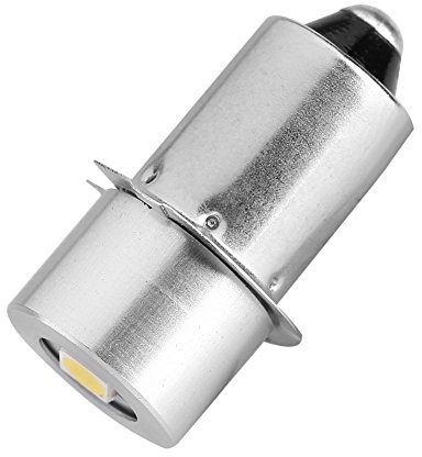 Garsent LED Replacement Bulb for Flashlights, P13.5S 1W Energy Saving Pocket Lamp Emergency Bulb.(3V)