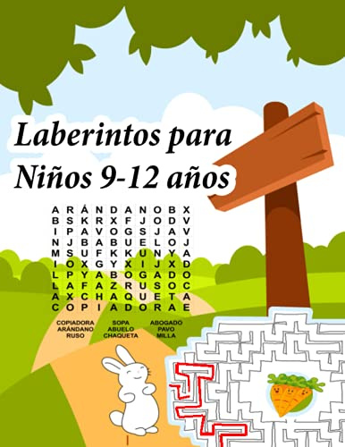 Laberintos para niños 9-12 años: variados sopa de letras y sudoku para descubrir, laberintos simples, libro de actividades para niños