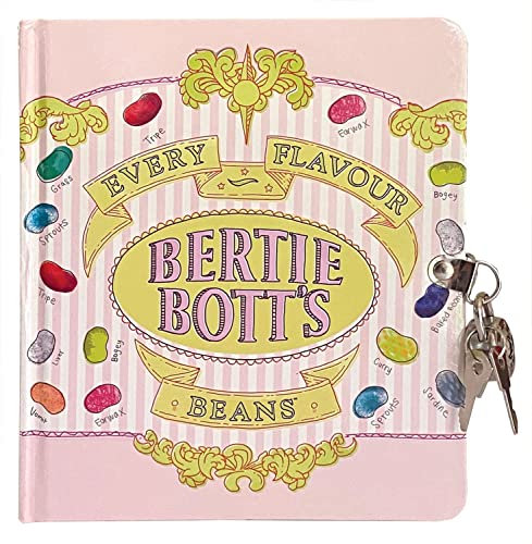 Harry Potter Lock & Key Tagebuch für Kinder – Honeydukes Bertie Bott's Every Flavor Jelly Beans – Tagebuch Notizbuch mit 216 Seiten – offiziell lizenziert – Geschenk für Mädchen, Jungen, Teenager – ab
