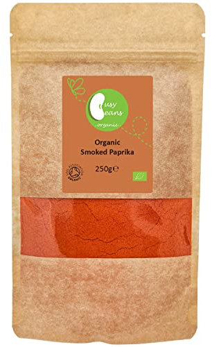 Organic Smoked Paprika - Certified Organic - by Busy Beans Organic (250g)