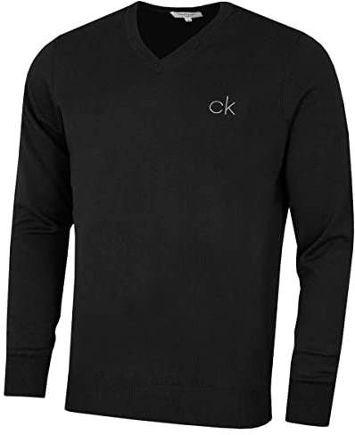 Calvin Klein 2026 Golf Hombre con Cuello en V Tour Durable Comfort Suéter