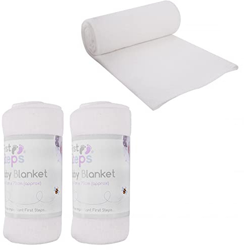 Lot de 3 couvertures polaires super douces pour bébé dès le nouveau-né, idéales pour berceau, landau, voiture, couffin, poussette, voiture et utilisation quotidienne en général, les animaux de