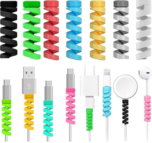 35 Pcs Phone Cable Protector Cute-Charger,Mobile phone Wire Protector, USB Cable Saver,Type C Charger Cable Protector, phone Chager Cable Saver