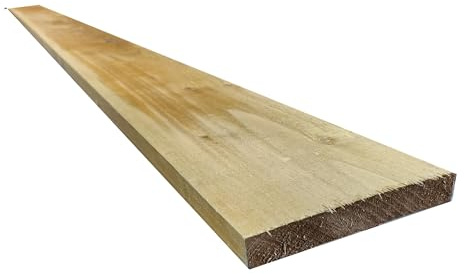Snowdon Timber, Treated 6x1 Gravel Board, 20 Pack, (L) 2.4m x (W) 150mm x (T) 22mm, Outdoor and Garden Fencing