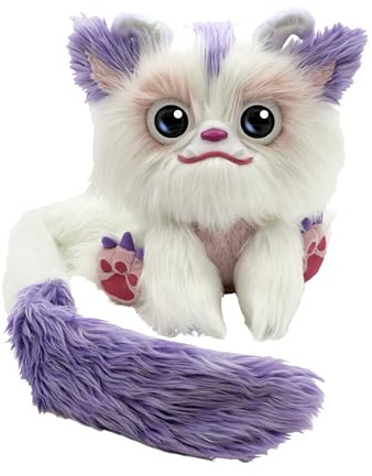 Furlings Mascota Interactiva Aspen| Adorable Peluche Interactivo en Forma de Yeti con Más de 80 Reacciones Realistas | Suaves Animales de Juguete Niña de 3 Años o Más