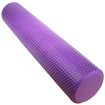 XFYESL Pilates Reformers (Random Color Sent) Mini Yoga Foam Roller EVA Pilates Massage Roller Fitness Gym Muscle Column Self Massage Tool Fitness Board(60 x 10CM)