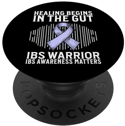 IBS Warrior Irritable Bowel Syndrome Awareness IBS Awareness PopSockets Adhesive PopGrip