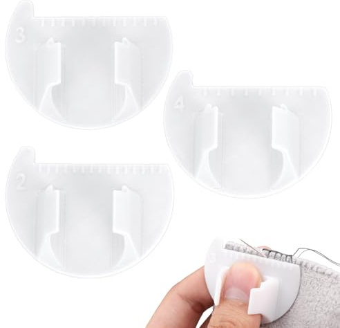 Lyreh 3pcs Gabarit de Mesure Couture, Règle de Couture for Points Réguliers 2/3/4mm Aide au Quilting pour Débutants