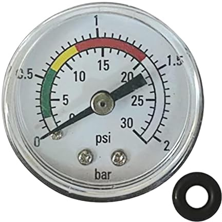 Manomètre pour Filtre à Sable - Jauge de Pression pour Pompe à Filtre à Sable,Testeur en Acier Inoxydable Pièce de Rechange Précise pour Détection Fuites Entretien