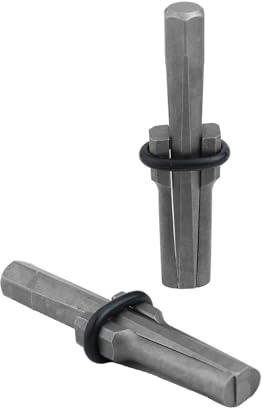 Helilyco Juego de 5 cuñas de separación de piedra de acero para hormigón, mármol, granito, piedra, 16 x 105 mm, 20 x 190 mm