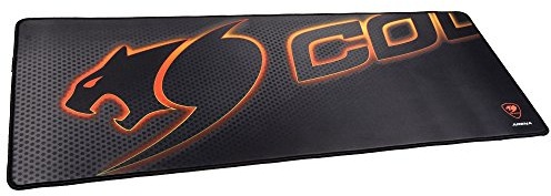 Cougar Gaming | Tapis DE Souris | ARENABLACK - 800X300X5MM - Antidérapant - Coutures renforcées pour Une durabilité Accrue - pour Souris Gaming optiques et Laser