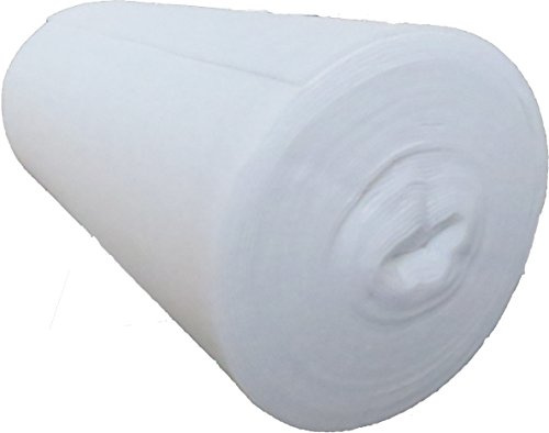 Nadelfilz aus 100 % Polyester 120g/m², 1,02 m breit 5,00 m lang, ca. 3 mm dick, 5,10 m², (EUR 3,62/m²), waschbar, Öko-Tex Standard 100, Produktklasse 1, Polyesterfilz, Nadelvlies, Vlies, Meterware