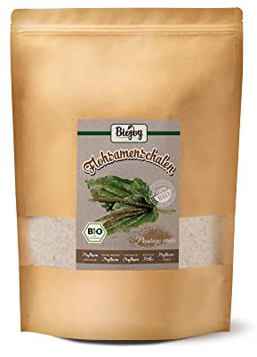 Biojoy BIO-Flohsamenschalen (1 kg), 99% Reinheit Plantago ovata, Psyllium Husk (Plantago ovata)