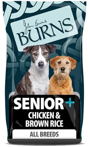 Burns Natural Nutrition Seniorr+ Complete Dry Dog Food Chicken & Brown Rice, 2 kg