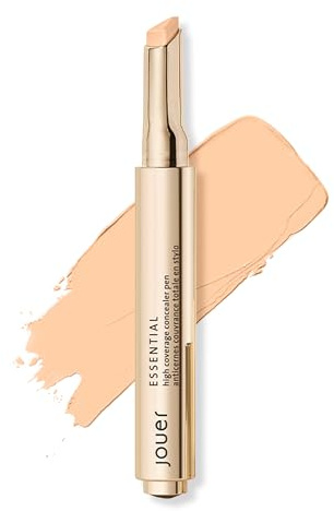 Jouer Essential High Coverage Creme Concealer Pen für Herren und Damen, mittlere bis volle Abdeckung, gesunde Inhaltsstoffe, Paraben, Gluten & Cruelty Free | Vegan Friendly