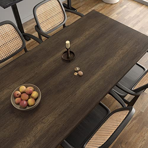VaryPaper Papier Peint Imitation Bois Marrone Scuro 40cmx200cm Papier Adhesif pour Meuble Bois Papier Autocollant Meuble Cuisine Papier Peint pour Porte Salon Placard Tiroir Meuble Rangement Vinyle
