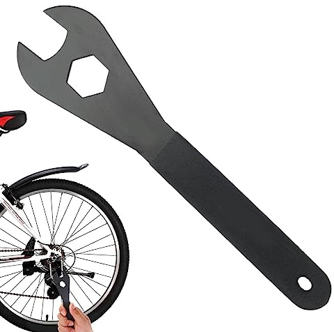 Rianpesn Konusschlüssel | Kohlenstoffstahl-Schraubenschlüssel 15 mm/16 mm/17 mm/18 mm/19 mm,Tragbares Fahrrad-Reparaturwerkzeug mit Anti-Rutsch-Griff, passend für Mountainbikes, Roller, Tote Pedale