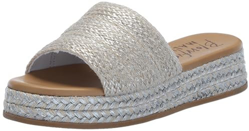 Blowfish Malibu Damen Marshlo-b Rope Espadrille Schiebe-Sandalen, Silber, 41 EU