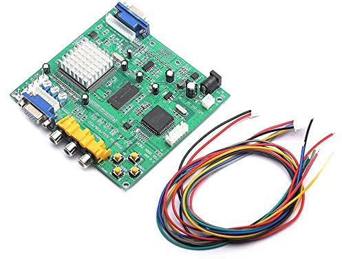 Kuuddker GBS8200 CGA///RGB vers VGA Sortie Arcade Jamma HD Video Moniteur de Carte de Convertisseur vers LCD GBS-8200