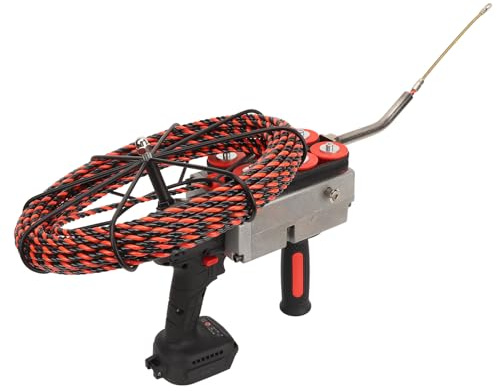Filettatrice per Tubi Elettrica, Filettatrice per Tubi da 40 M/min Motore Brushless TEP da 15 Metri Ad Alta Efficienza per la Decorazione Domestica