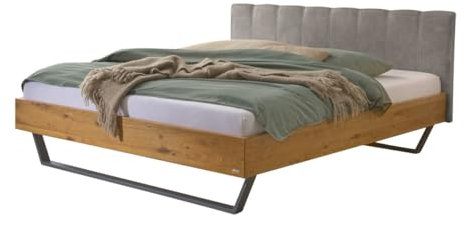 Hasena Schwebebett Enrico Wildeiche Kopfteil Grey 180x200