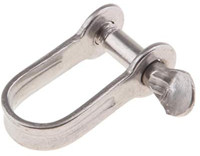Courtieyeardceastea 304 in acciaio inossidabile scanalato Pin Dee Grillo per marina/vela/barca/nave 4mm