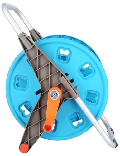 Tbest Reels,G1/2 Garden Hose Reel Cart Water Pipe Storage Rack Holder Winding Waterpipe Bracket Hold 60M Hose
