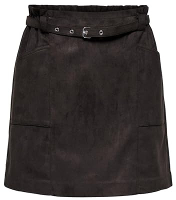 ONLY Onldiane Heidi Life - Gonna in Finta Pelle Scamosciata Otw, Mole, L