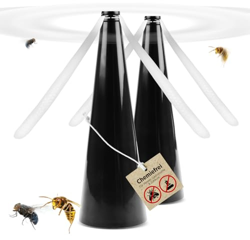 Addliving 2 STK. | Insekten Ventilator | Mückenventilator Tisch | Fliegenvertreiber draußen | Fliegenabwehr Tischventilator | Fliegenventilator | Wespenventilator | Fliegenschreck Terrasse