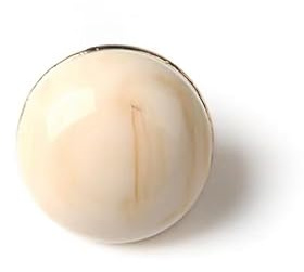 Clyaiylc 15mm Round Button, Beige Marbled Pattern, Decorative Sewing Button for Clothing and Crafts (Beige)