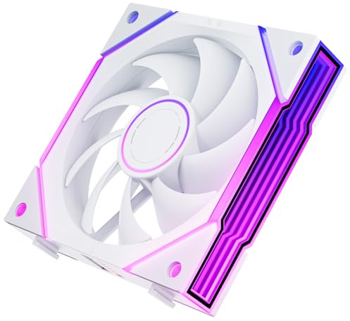 AsiaHorse NyotaUltra Pro ARGB Ventilatore PC 120 mm RGB Daisy Chain [Infinity Mirror] [HDB] 58,5 CFM/2000 rpm 2,07MMH2O 4 pin PWN 5V 3 pin ARGB